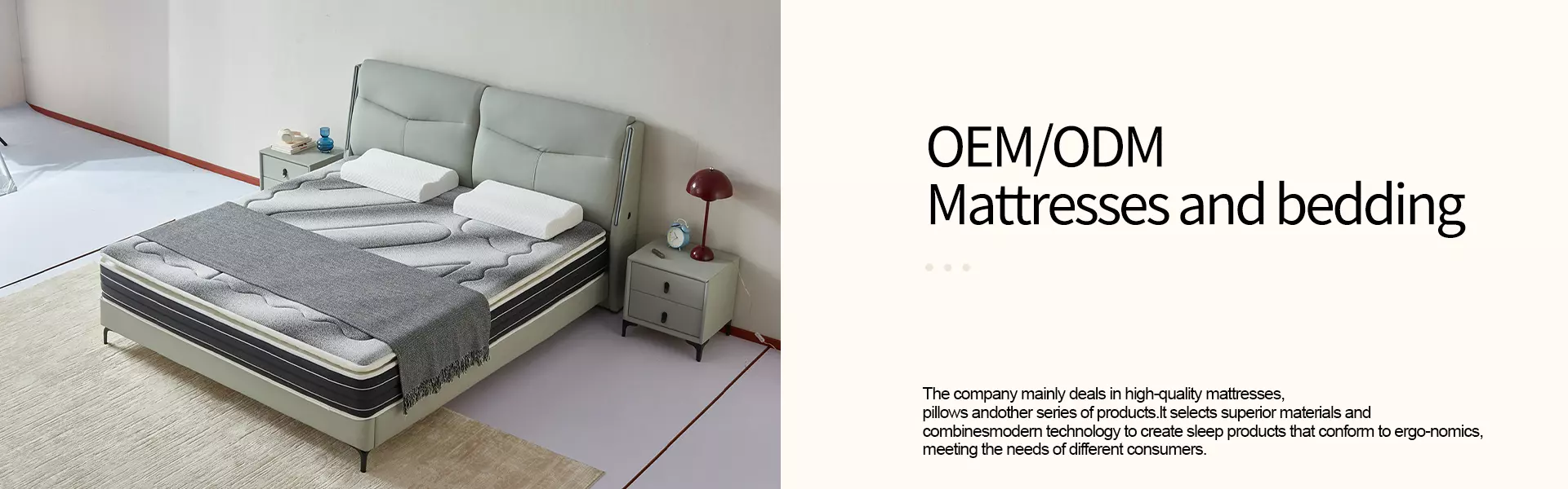 Latex memory mattress